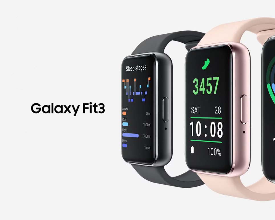 Samsung рассекретила новый фитнес-браслет Galaxy Fit3 с автономностью 13 дней