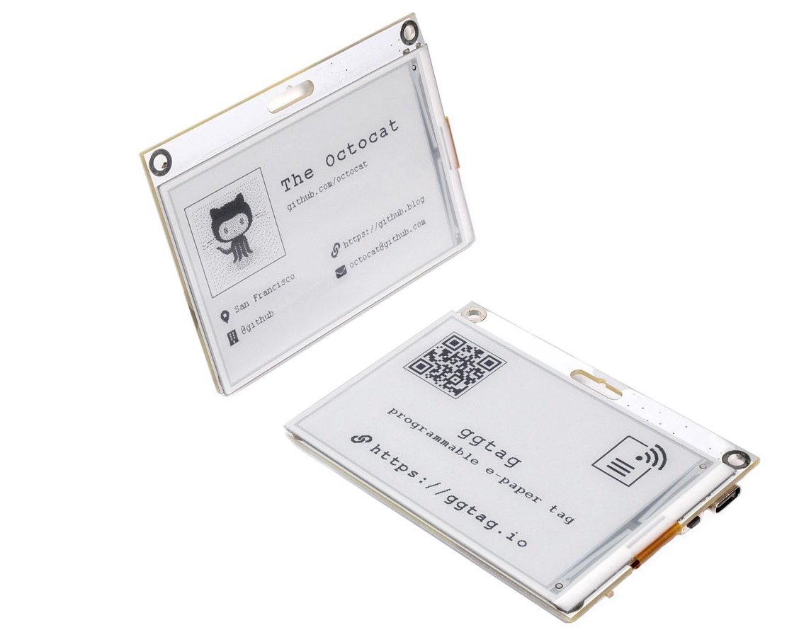 Представлен GGtag — многоразовый бейджик с экраном E‑Ink