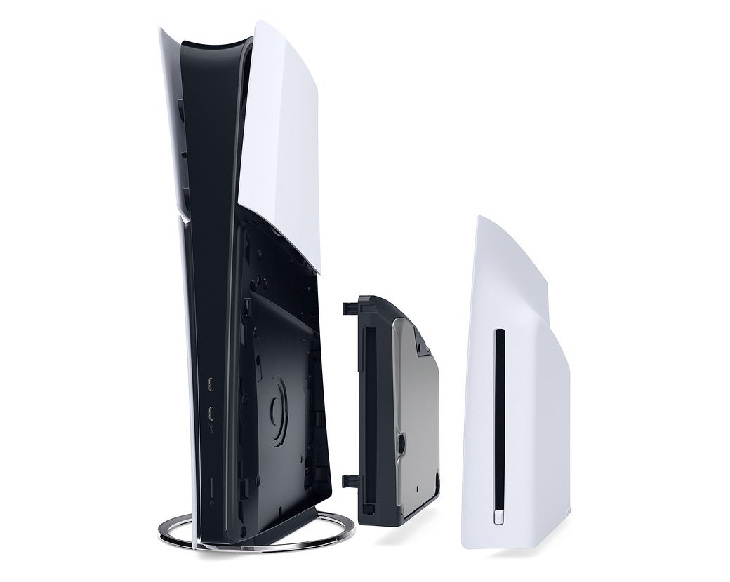 Sony представила более тонкую PlayStation 5 со съёмным дисководом