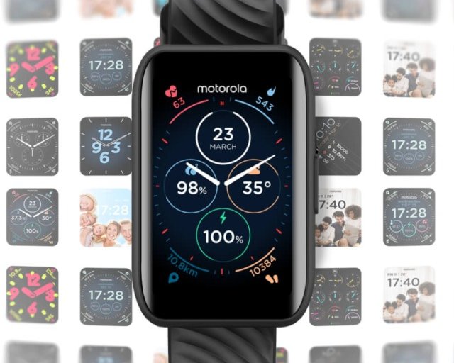 Motorola представила часы Moto Watch 40 с 10-дневной автономностью за 65 долларов