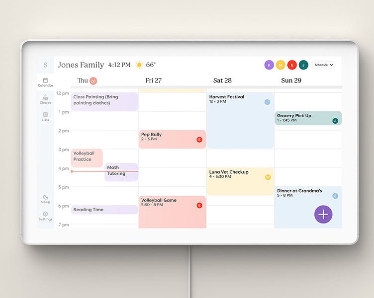 Представлен Calendar Max — 27-дюймовый цифровой календарь
